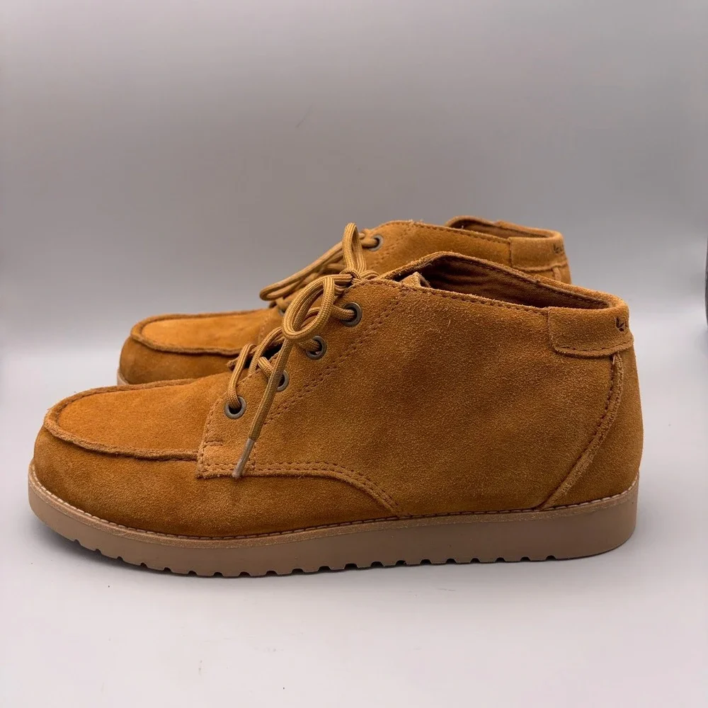 Koolaburra by UGG Chukka Boots Mens 13 Brown Suede Lace Up Moccasin Toe